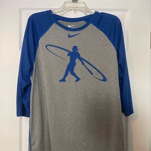 Nike Dri Fit baseball shirt